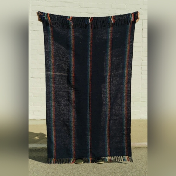 Rainbow Navy Blanket/Throw - Picture 3 of 4